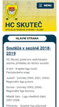Mobile Screenshot of hcskutec.cz